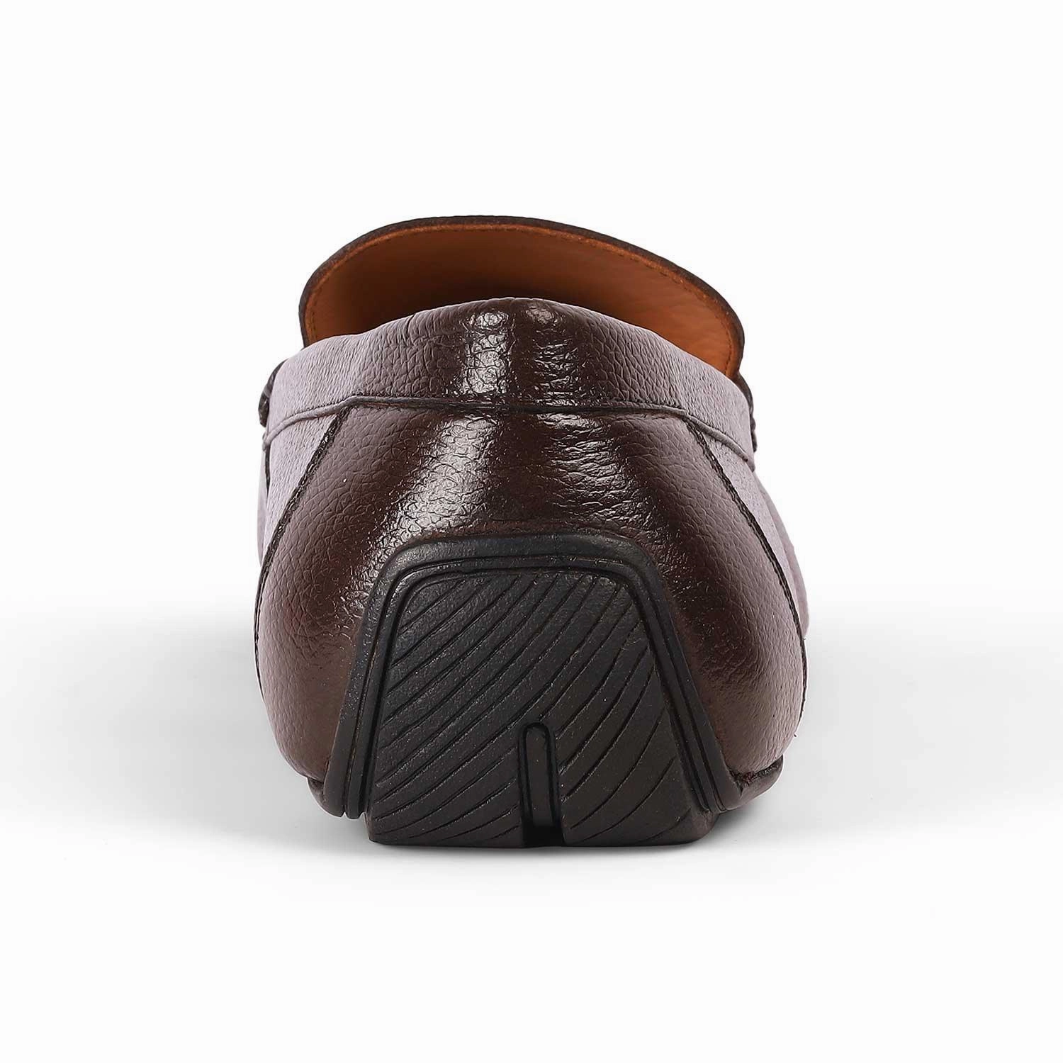 Pointy Loafers Tresmode Event Brown Men's Leather Driving Loafers