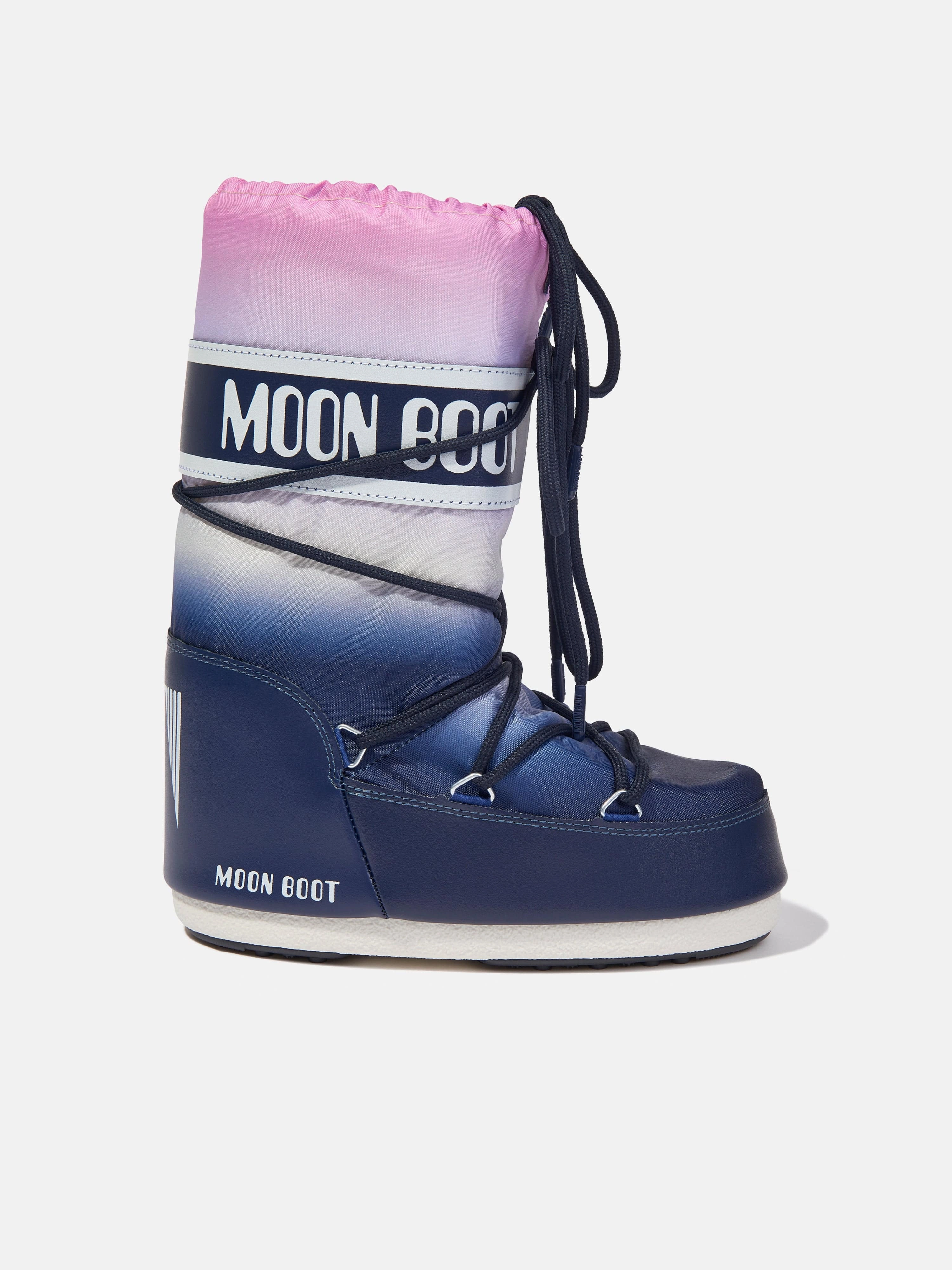 Chelsea Frye Boots Moon Boot Kids Icon Moonrise Boots in Blue