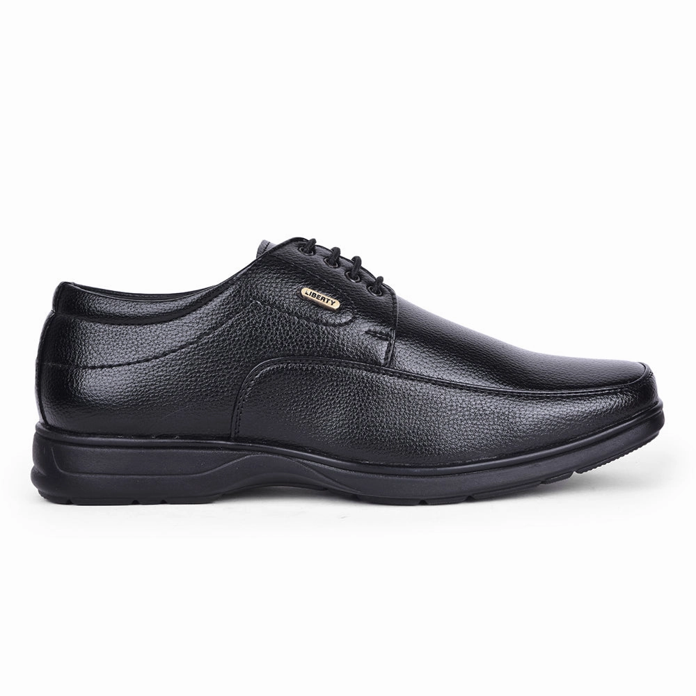 Suede Lace Up Flat Shoes Fortune Black Formal Lacing Derby Shoes For Men HOL-131E By Liberty