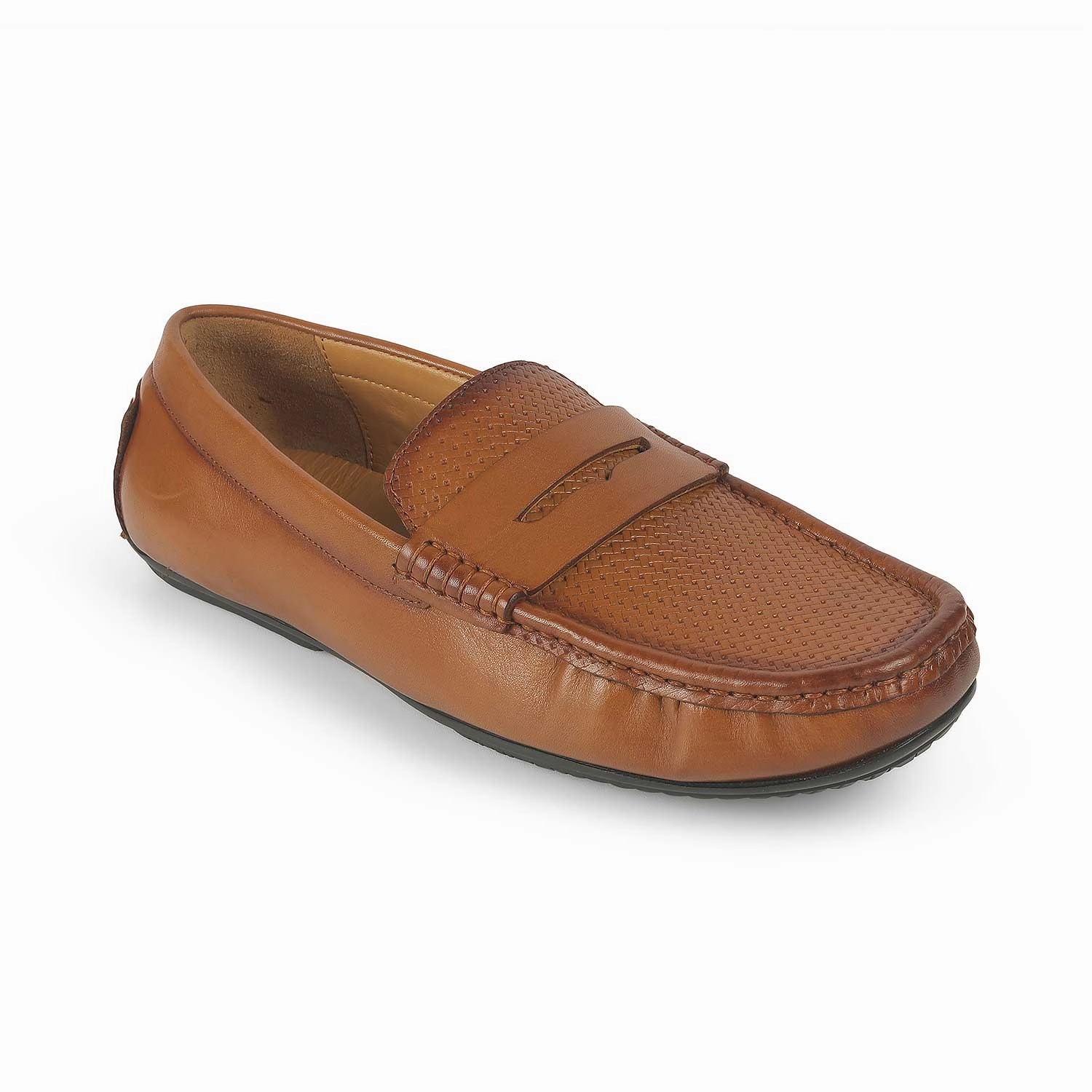 Nine West Loafers Tresmode Ric Tan Men's Leather Penny Loafers