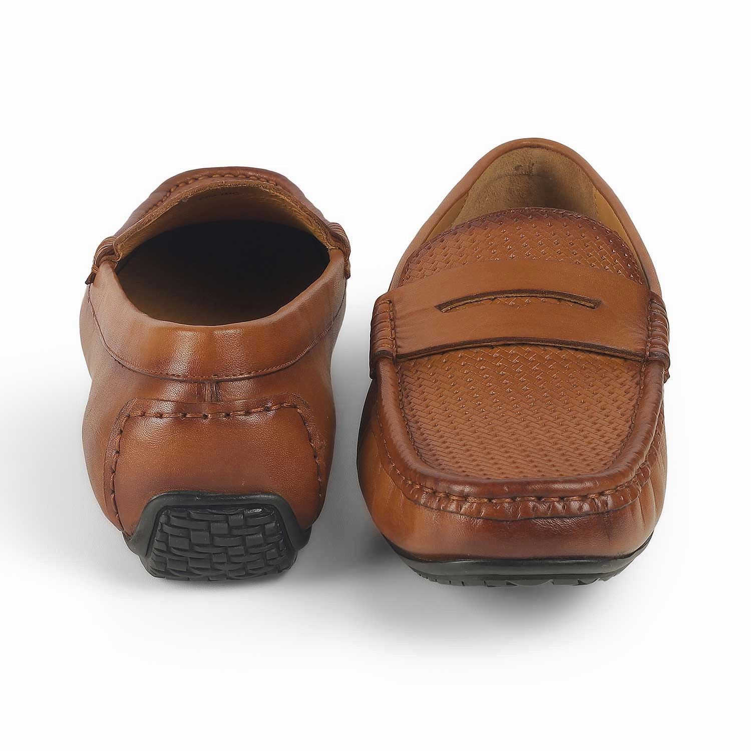 Loafers Snake Print Tresmode Ric Tan Men's Leather Penny Loafers