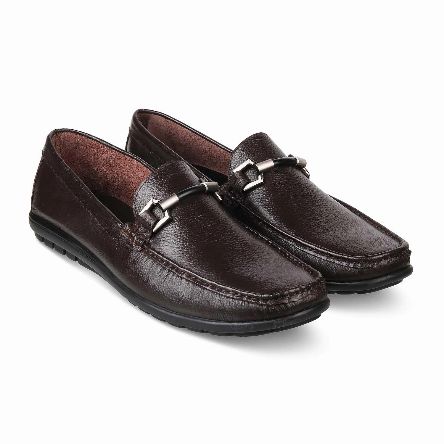 Salvatore Ferragamo Loafers The Uffizi Brown Men's Leather Loafers Tresmode