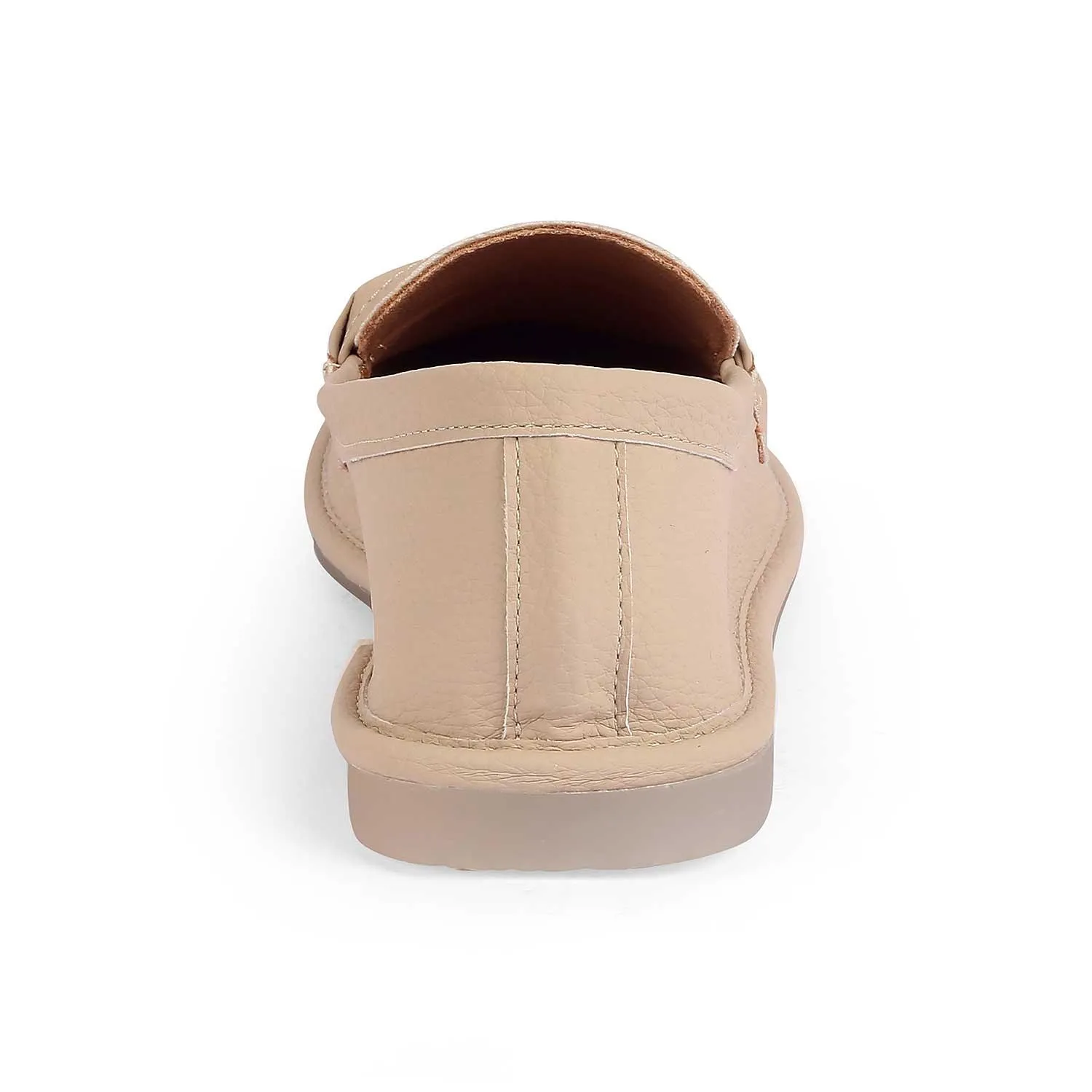 Tresmode Yorko Beige Women's Casual Loafers Dr Martens Loafers