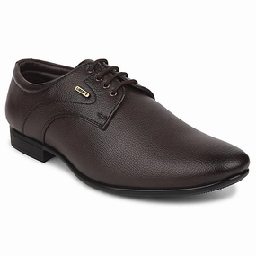 Jones Derby Shoes Fortune Brown Formal Lacing Derby Shoes For Men UVL-131 By Liberty