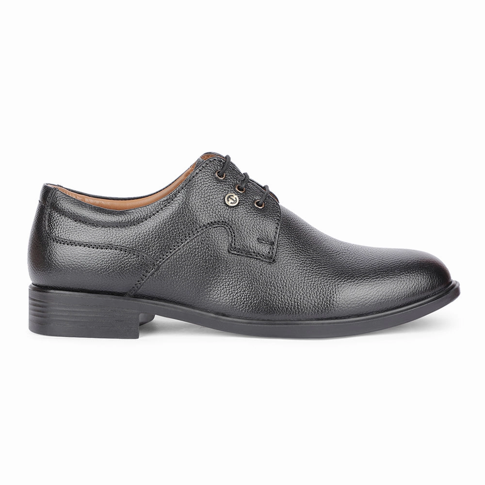 Canvas Lace Up Shoes Healers Formal Black Lacing Derby Shoes For Men S201-05 By Liberty
