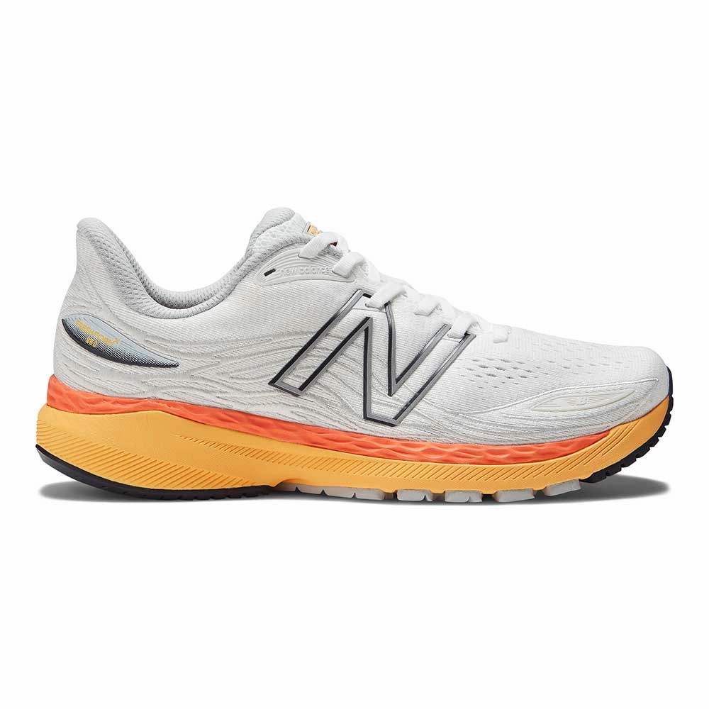 Men's New Balance Fresh Foam X 860v12, White/Vibrant Apricot/Vibrant Orange, 13 D Medium New Balance 608 Womens