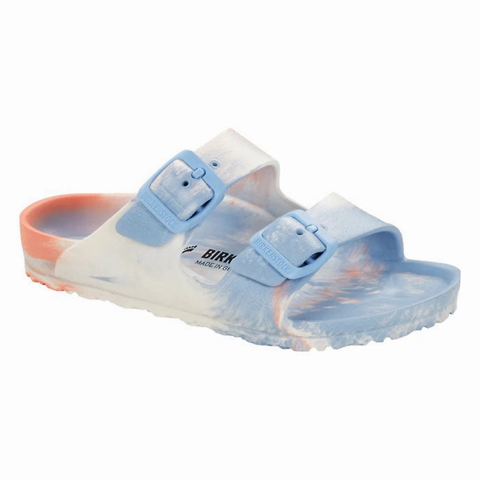 Bridal Sandals Little Girl Birkenstock Arizona EVA Narrow Multi Coral Peach