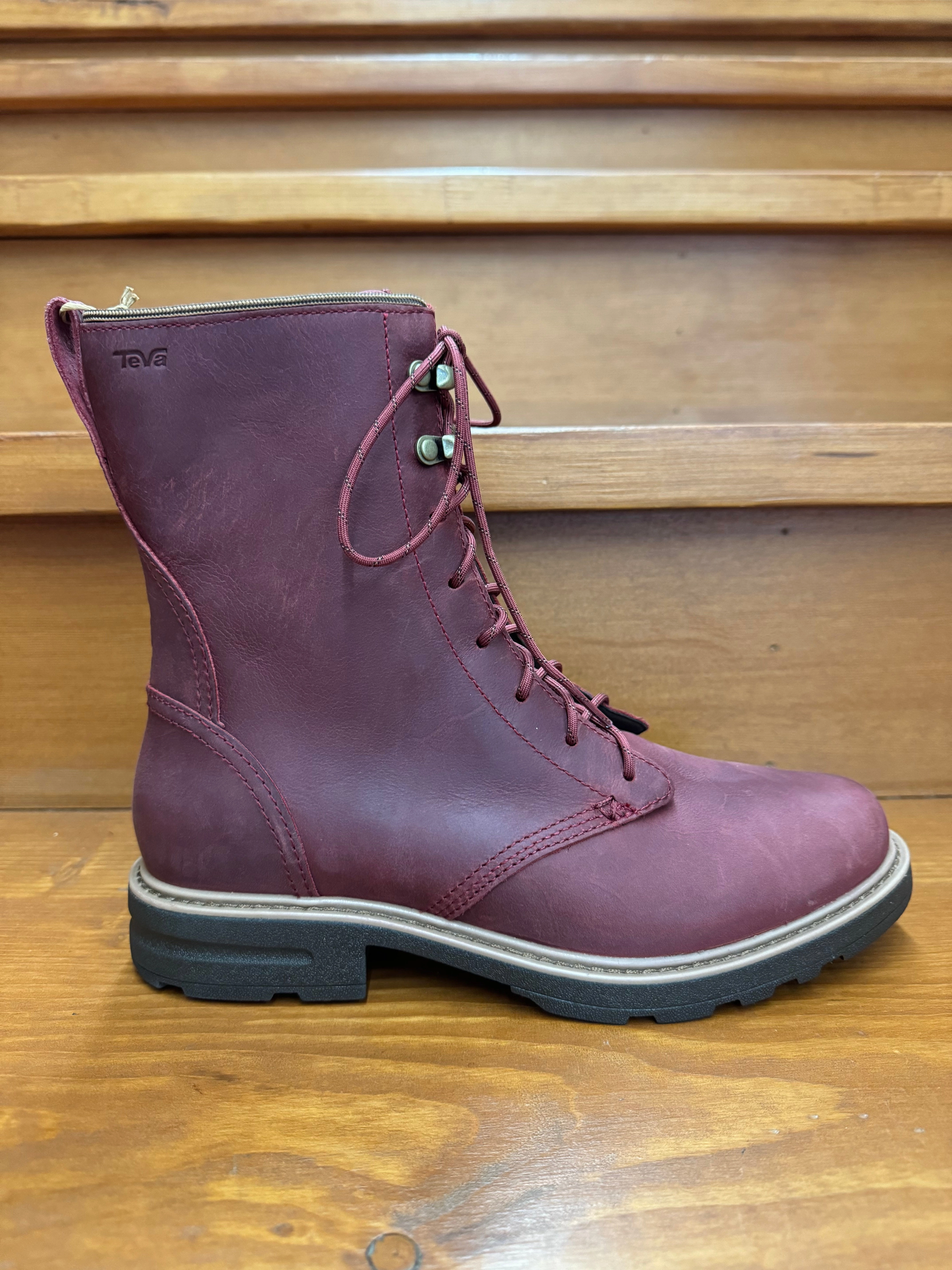 Pu Material Shoes Waterproof Teva Rowena Lace Sun Dried Tomato 1141052-SRDT