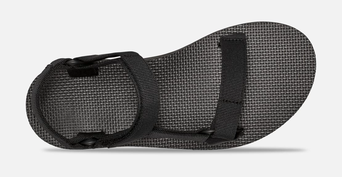 The Invisible Footprint Of Climbing Teva Women's Flatform Universal Sandal - Black