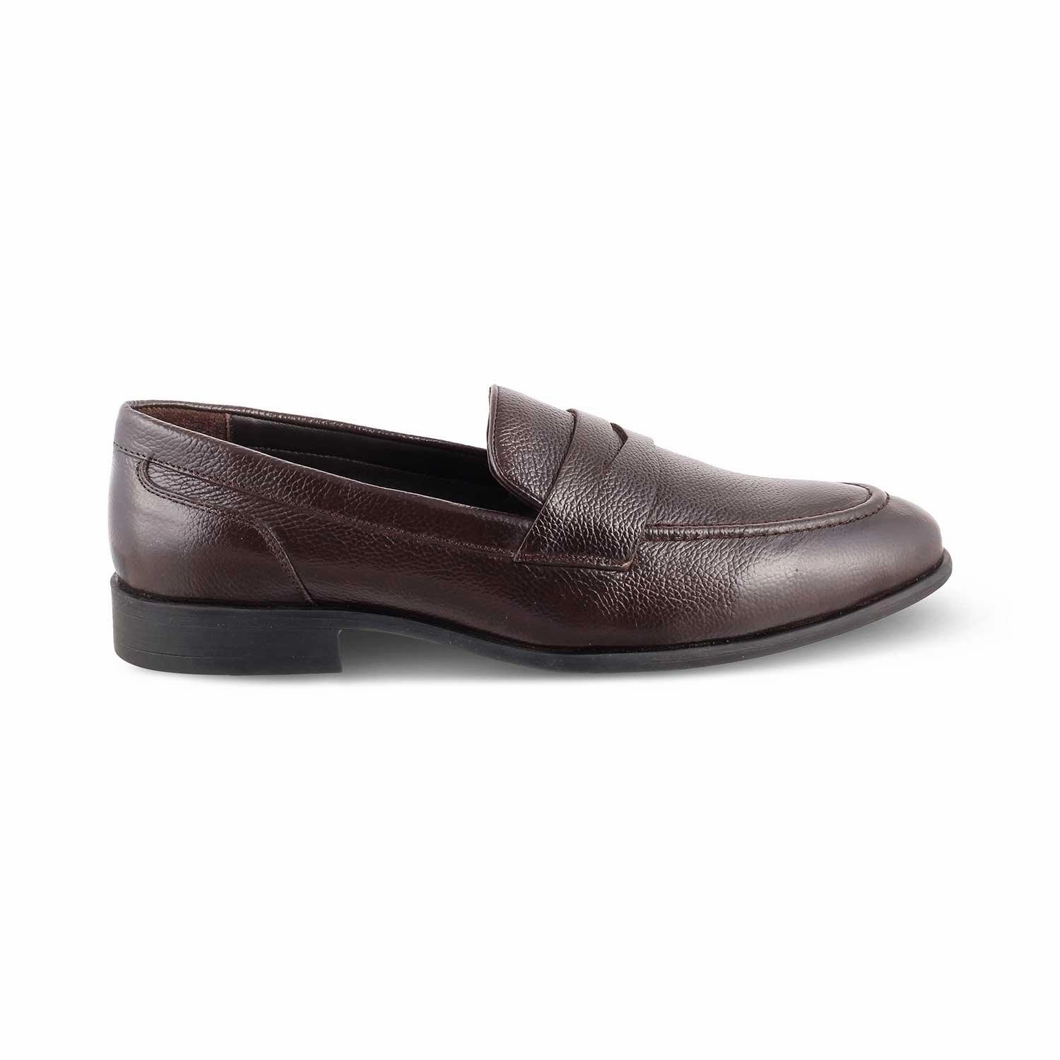 Indian Loafers The Paris Brown Men's Leather Penny Loafers Tresmode