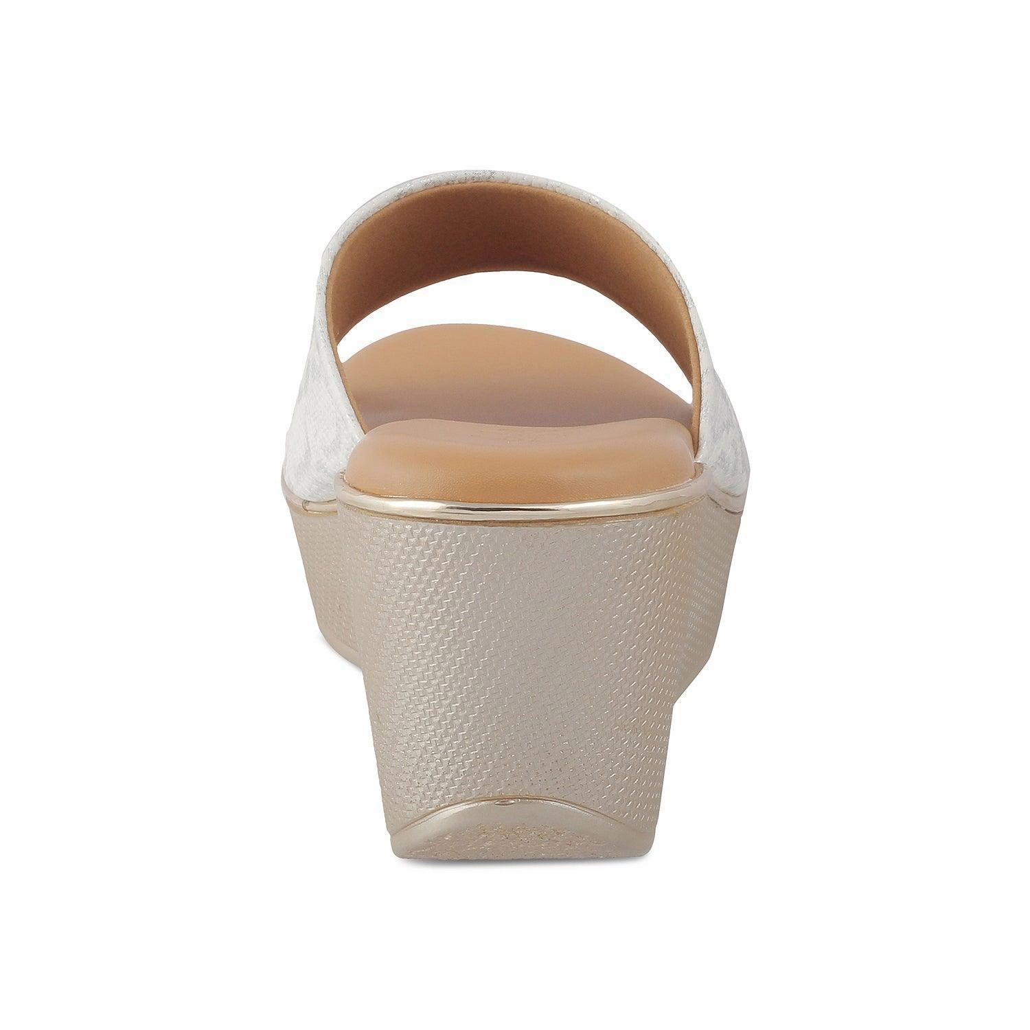 Dunnet Flower Buttersoft Leather Sandals The Sam White Women's Dress Wedge Sandals Tresmode