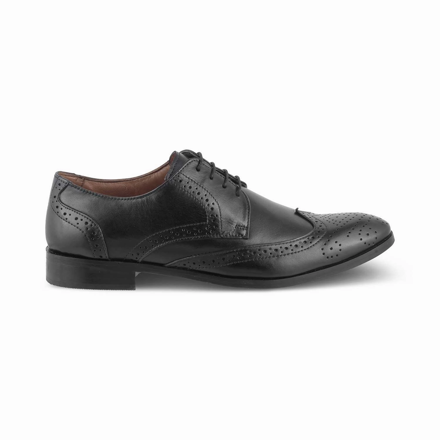 Suede Shoes The Shell Black Men's Derby Lace Ups Tresmode