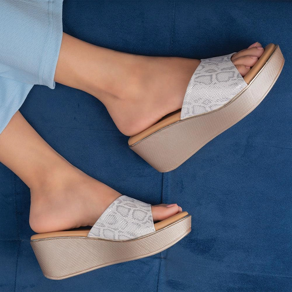 The Tosam White Women's Dress Wedge Sandals Tresmode Sandals Grenada Map