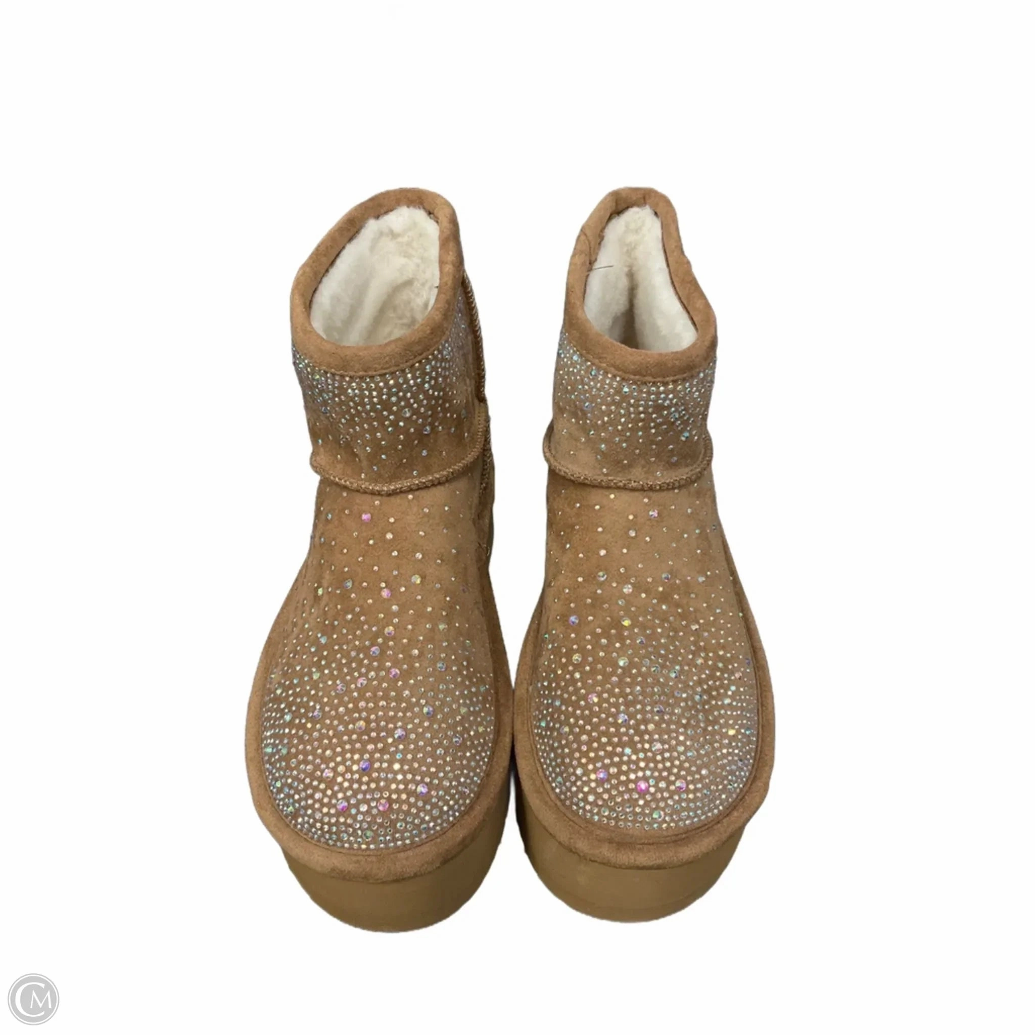 Cheap Boots Boots Ankle Flats By Madden Girl In Tan, Size: 6