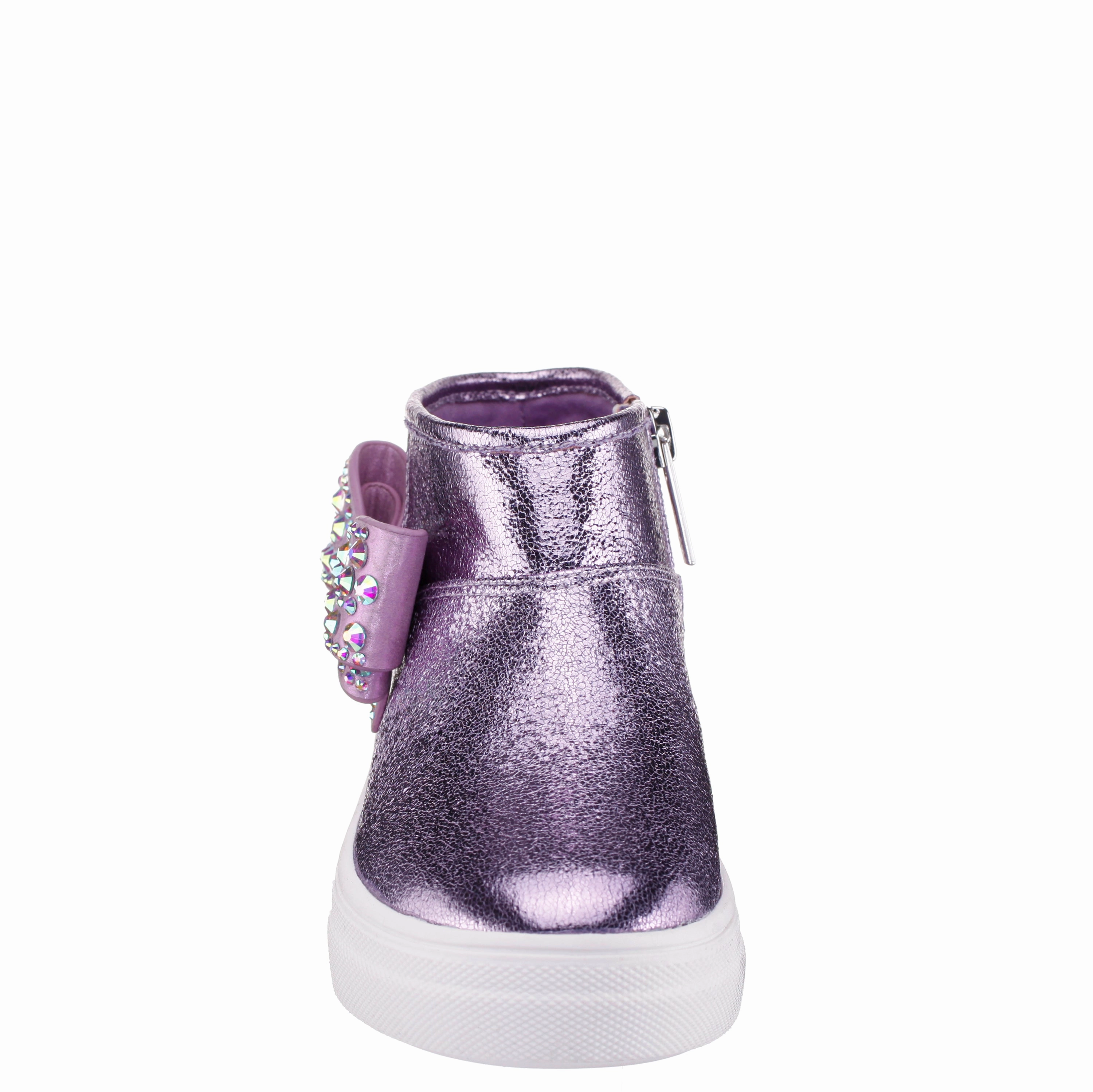 GWENNY-LIGHT PURPLE White Converse Platform Sneakers