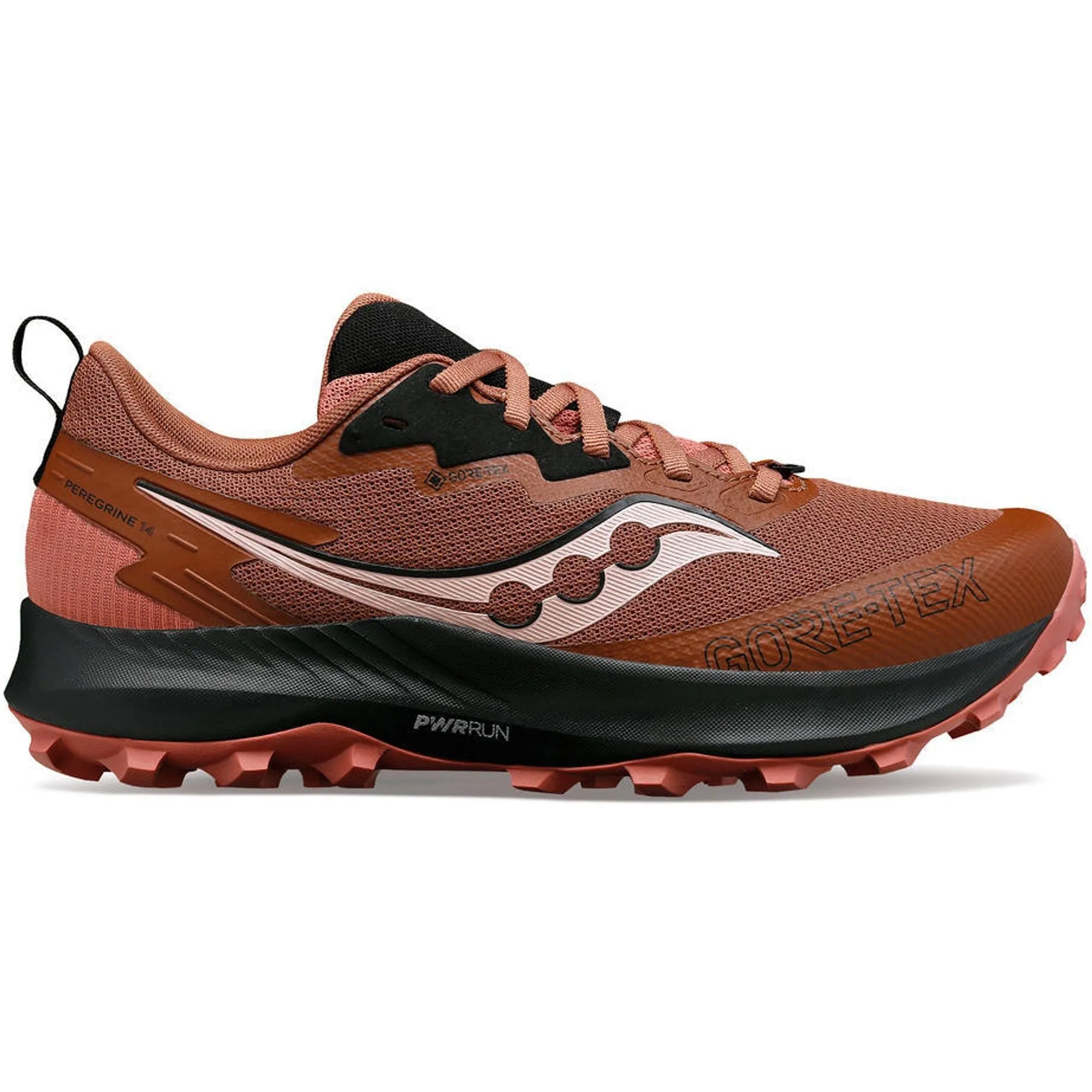 Saucony Peregrine 14 GORE-TEX Womens Trail Running Shoes - Red Trail Ridge Shoes
