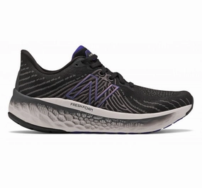 Men's New Balance Fresh Foam Vongo v5, Black/Deep Violet, 12 2E Wide New Balance Black Sneakers Mens