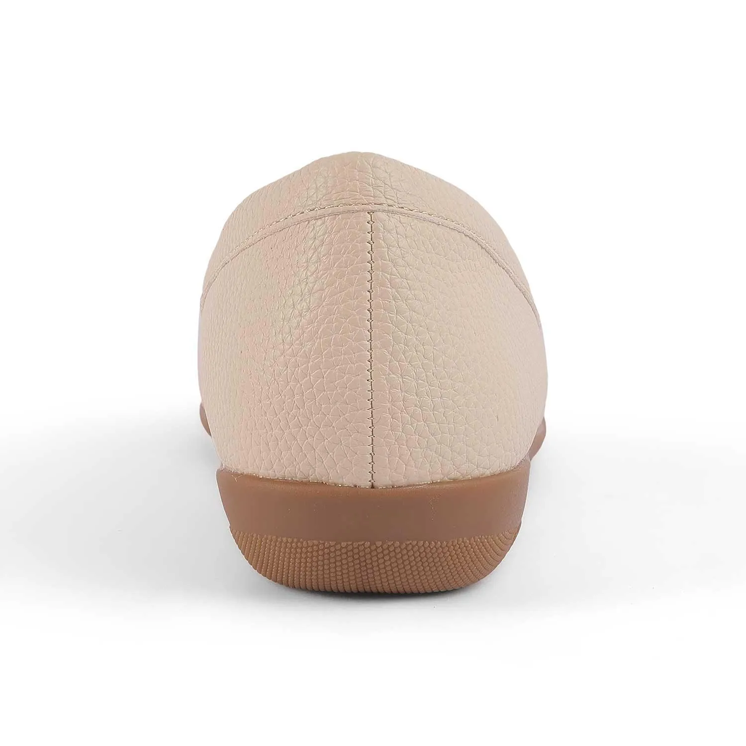 Chunky High Heeled Loafers Tresmode Rujer Beige Women's Casual Loafers