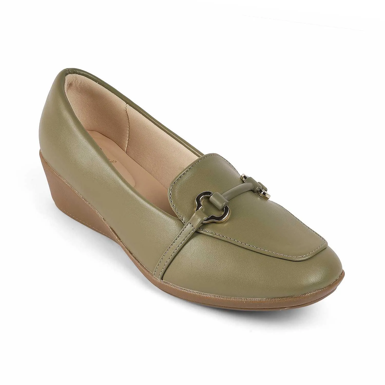 Cara Loafers Tresmode Trevy Green Women's Casual Sole Loafers