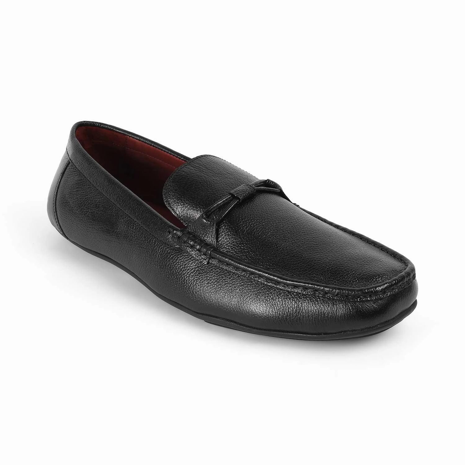 Tresmode Event Black Men's Leather Driving Loafers Size 14 Loafers