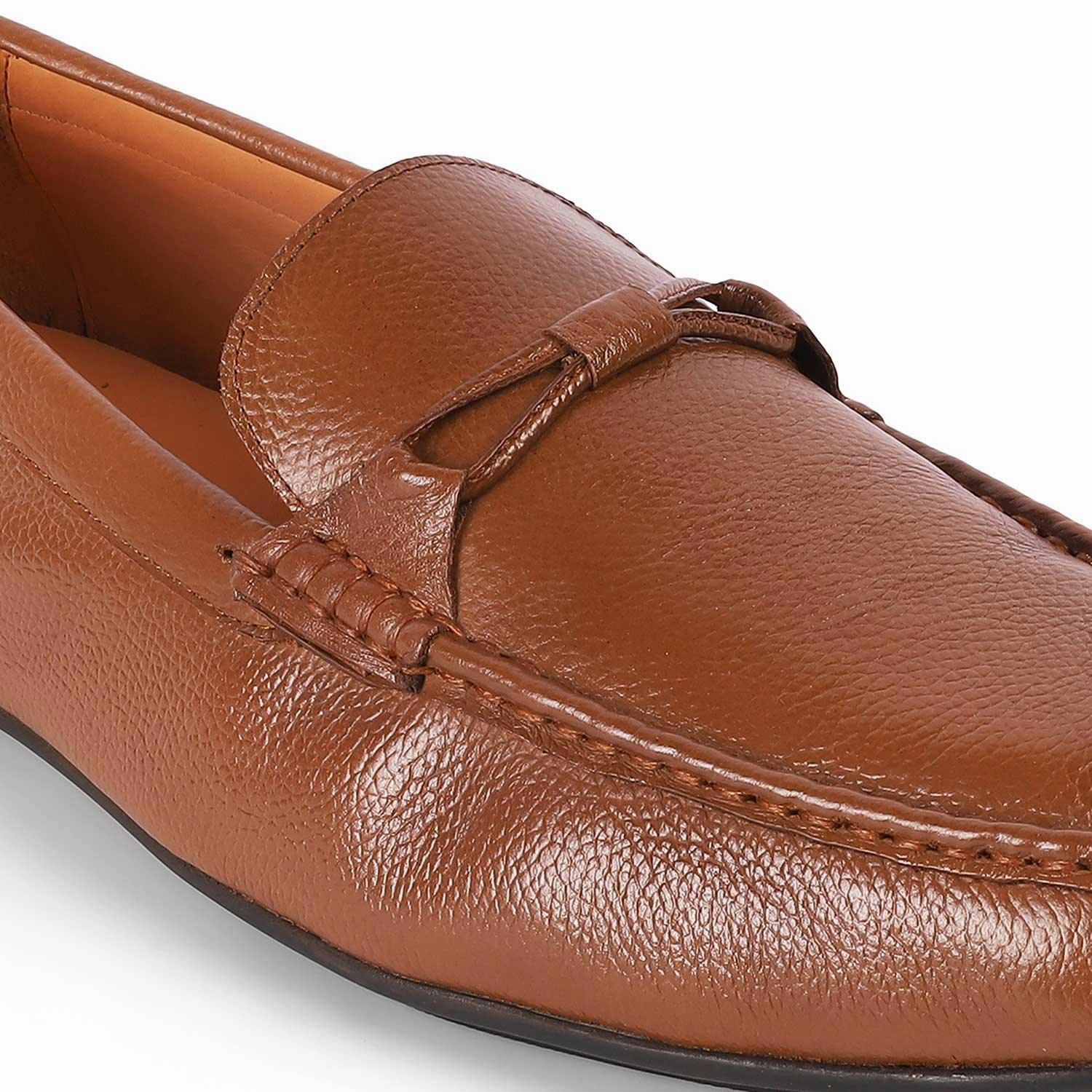 Zero Drop Loafers Tresmode Event Tan Men's Leather Driving Loafers