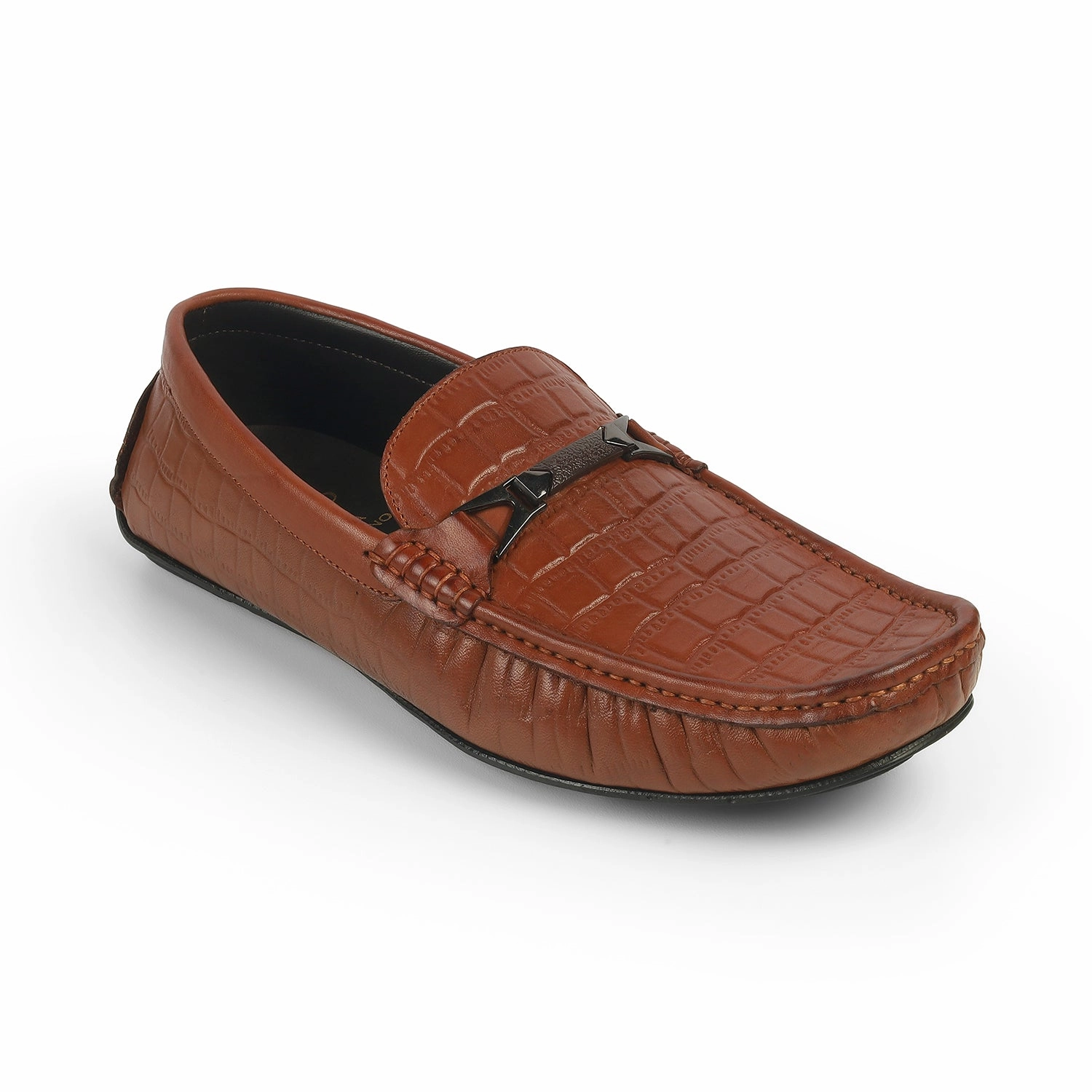 Intentionally Blank Loafers Tresmode Hummer Tan Men's Leather Driving Loafers