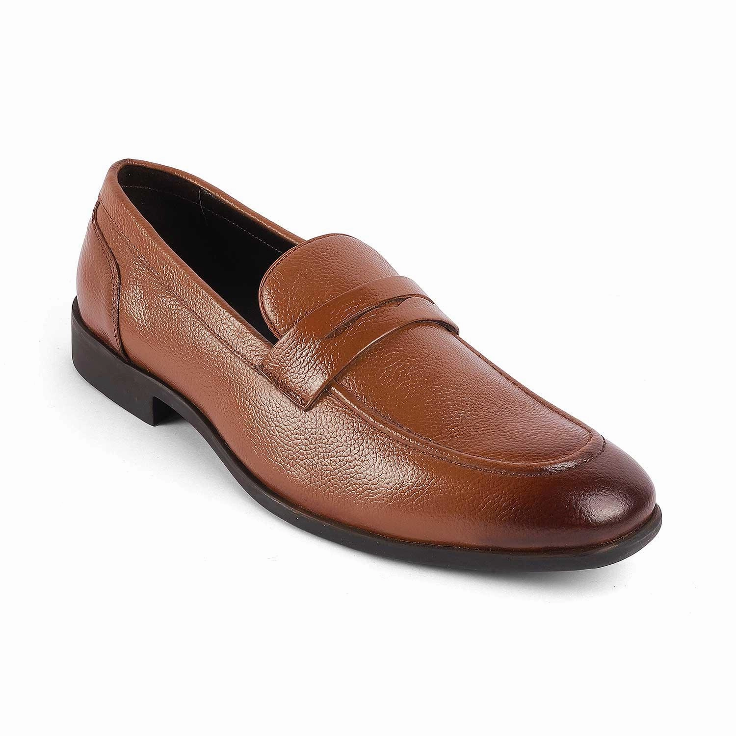 Loafers Interview Tresmode Quebec Tan Men's Leather Loafers