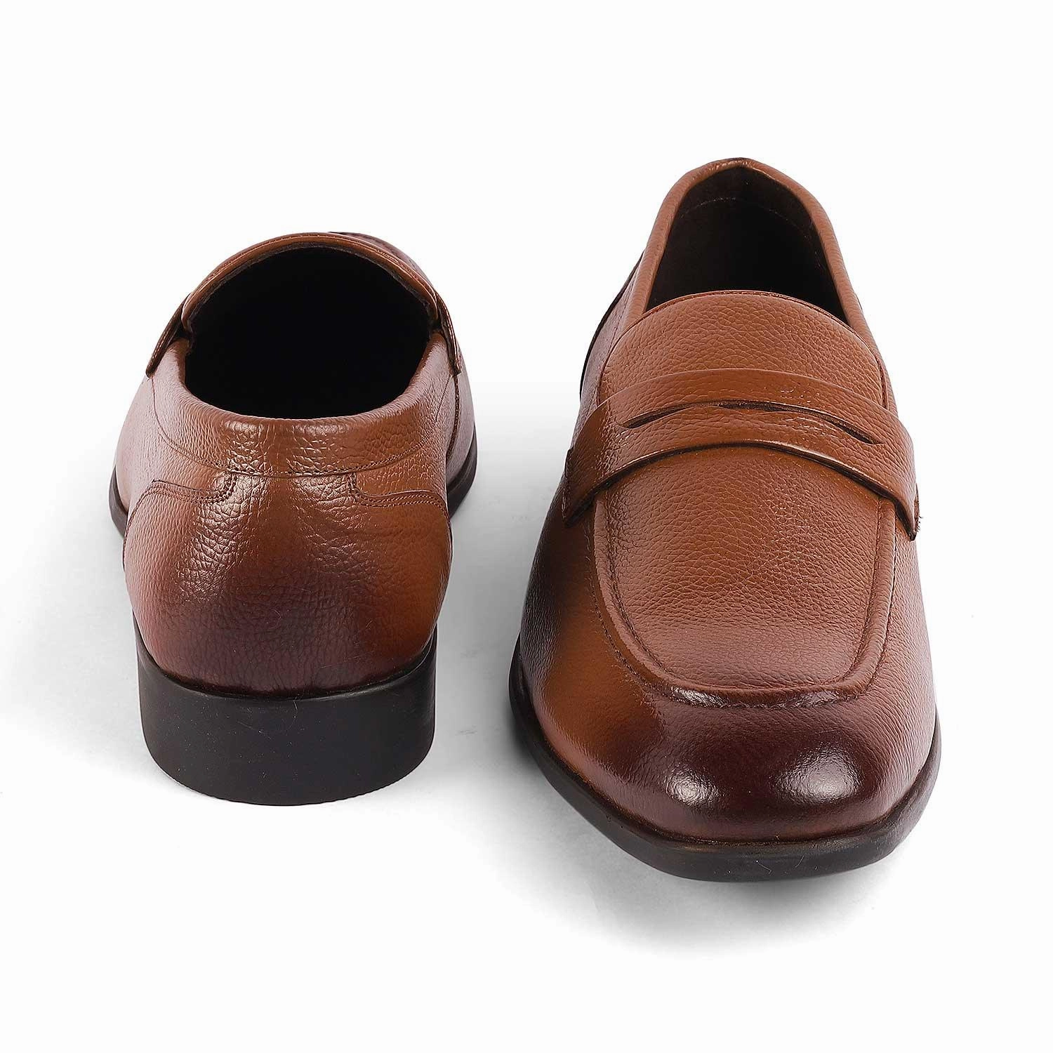 Tresmode Quebec Tan Men's Leather Loafers Tan Loafers Outfit