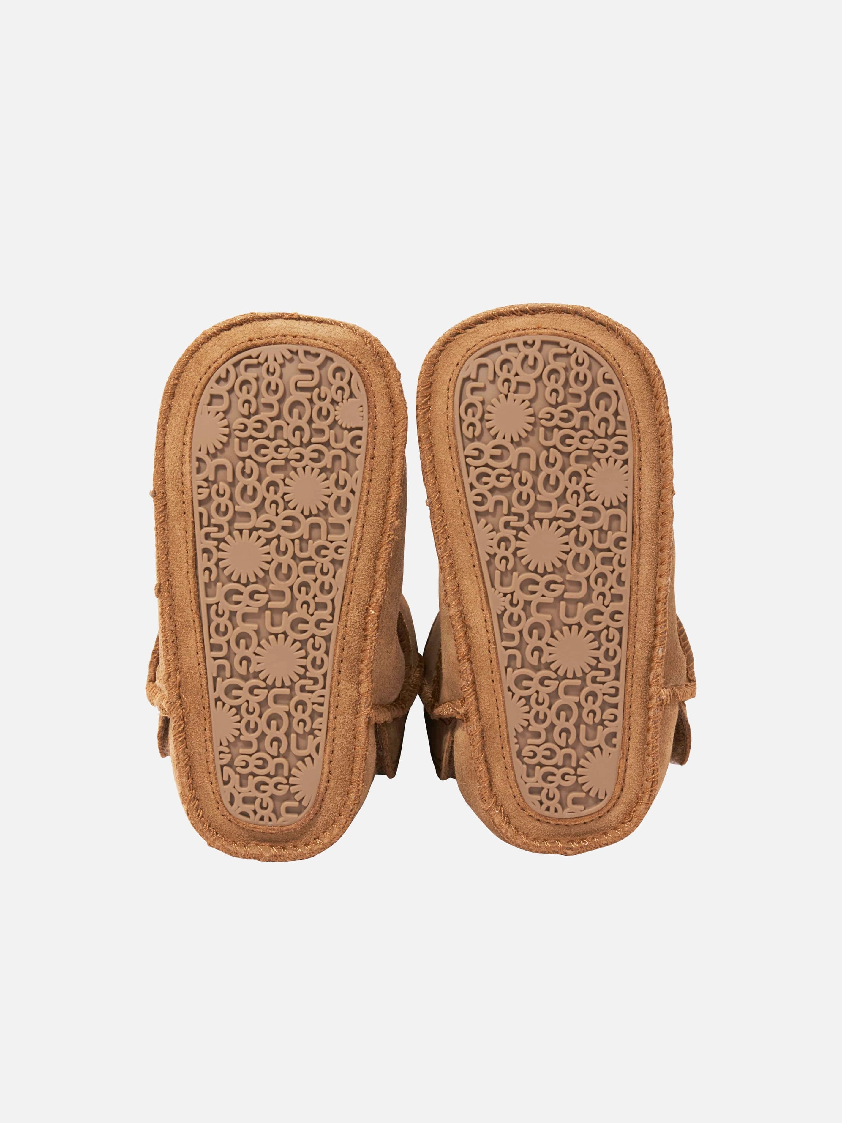 Wood Bottom Boots UGG Baby Classic Booties in Brown