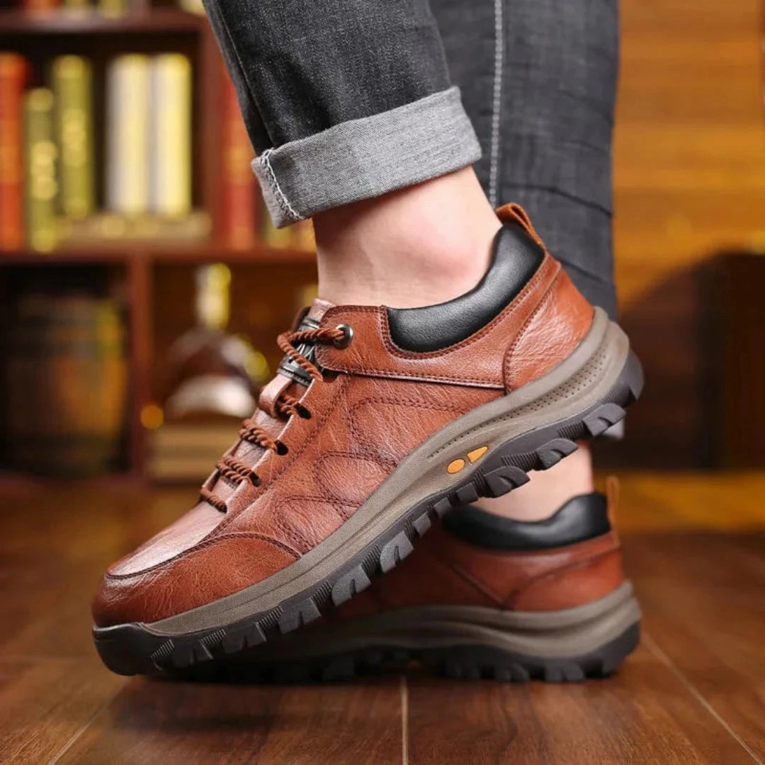 Mike Rugged Leather Trail Shoes Casual Shoes On Formal Dress
