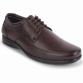 Fortune Brown Lacing Formal Derby Shoes For Men HML-5E By Liberty Emporio Armani Lace Up Shoes