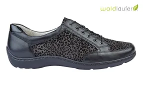 Wal Pirelli Leopard Burgundy Brogue Shoes