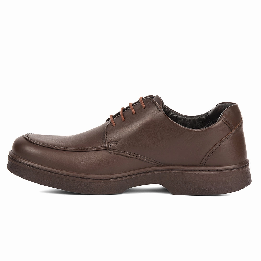 Brown Derby Shoes Healers Dark Brown Formal Lacing Derby Shoes For Men 204601AN By Liberty