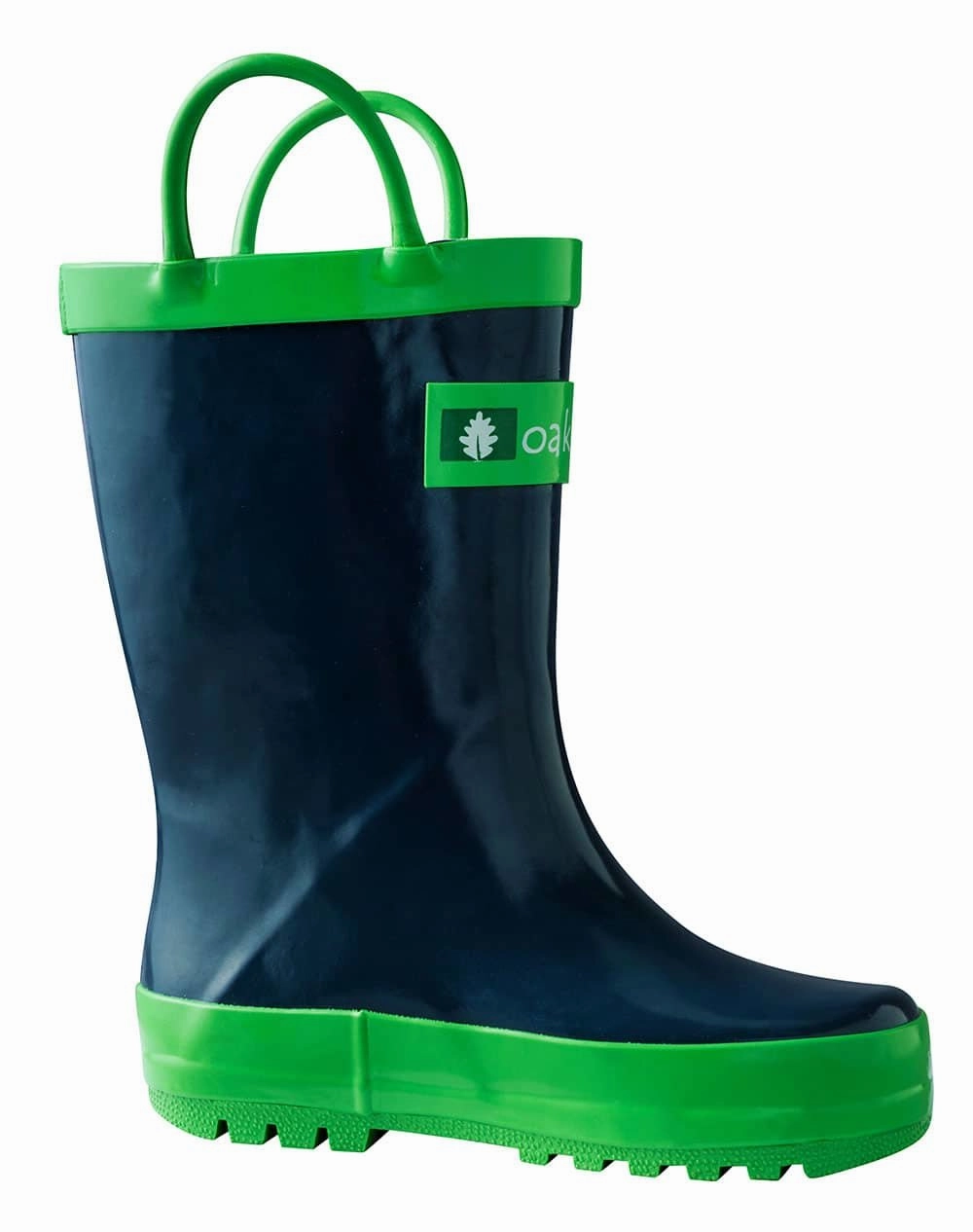 Astronaut Boots Loop Handle Boots, Navy & Green (Adult)