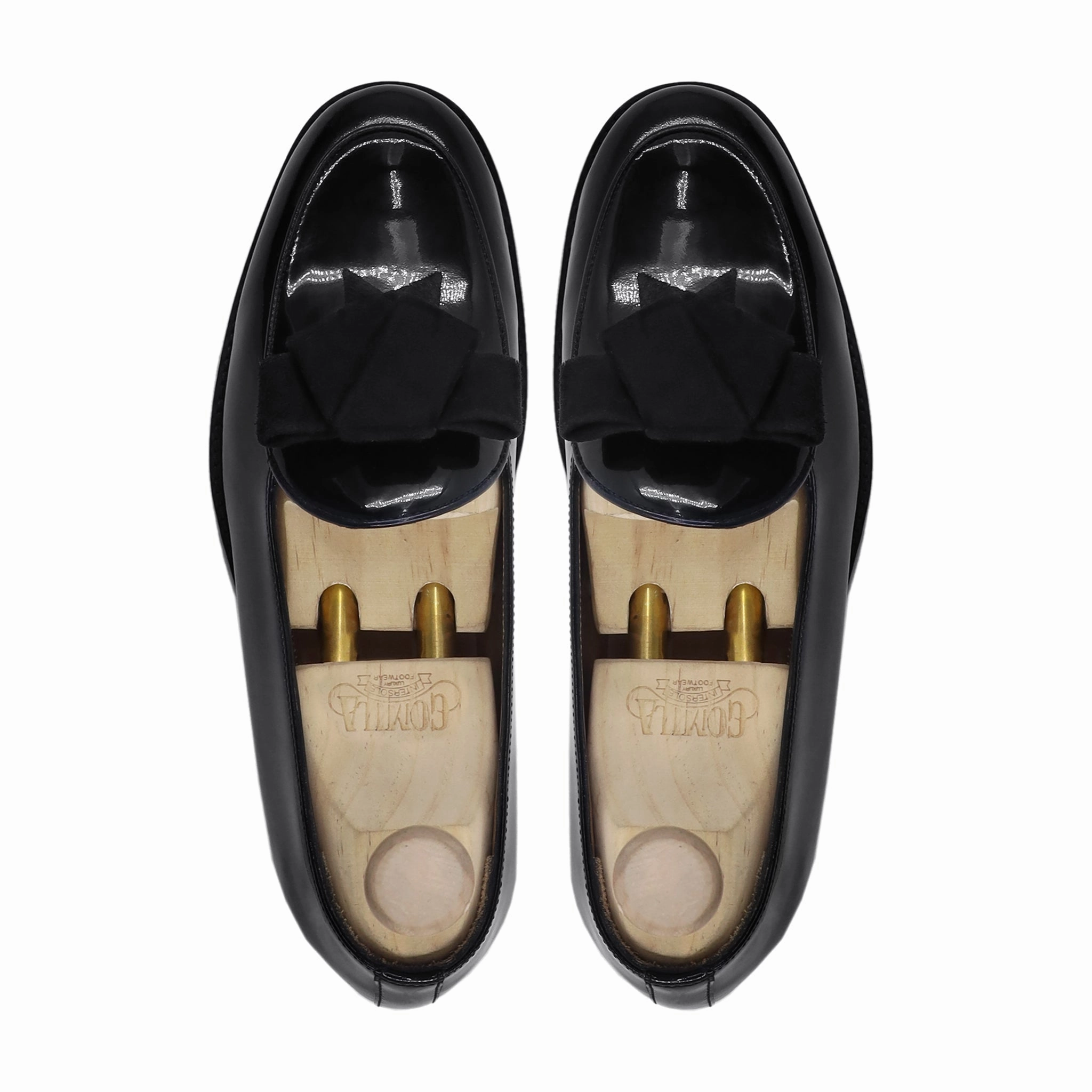 Loafers Summer Krang - Men's Black Patent Leather Loafer