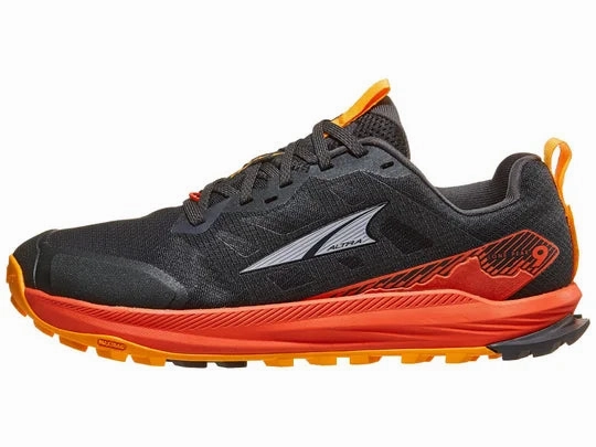 Altra | Lone Peak 9 | Men's | Black/Red Good Trail Hiking Shoes
