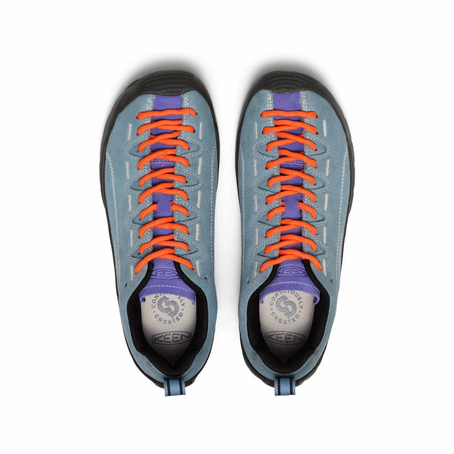 Breaking In Climbing Shoes Shower Women's Jasper Sneaker  |  Faded Denim/Skipper Blue