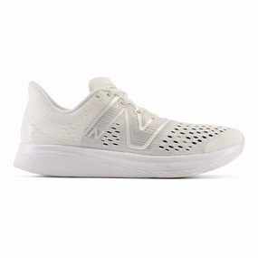 Women's New Balance FuelCell SuperComp Pacer, White/White Iridescent, 10.5 B Medium New Balance Discount Shoes