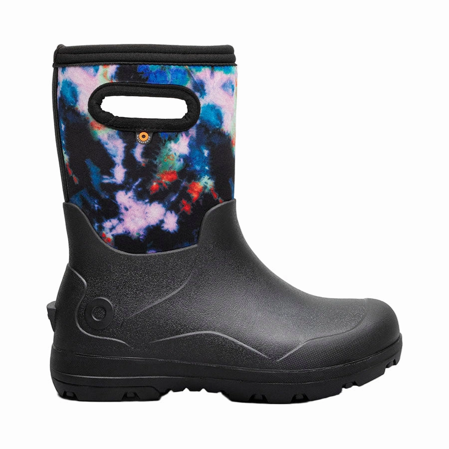 York Seamless Tie Dye Black Multi (Size 10c-3Y)